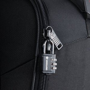 Candado sobre cremallera; no recomendable